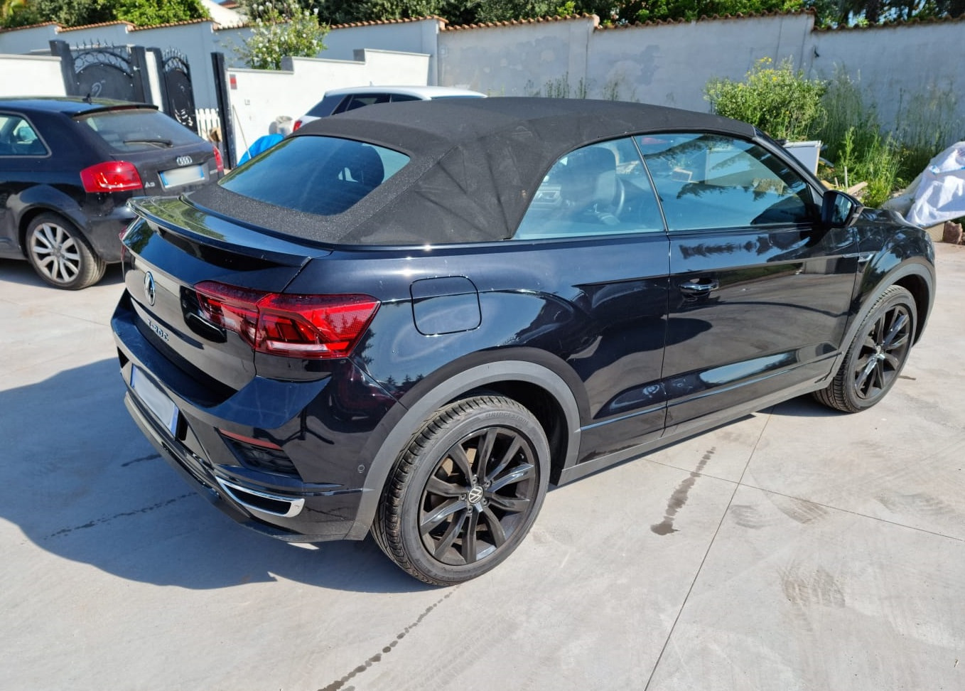 Protection Seuil Arrière Inox Noir Mat Pour Volkswagen T-Roc 2017-2022 & Facelift